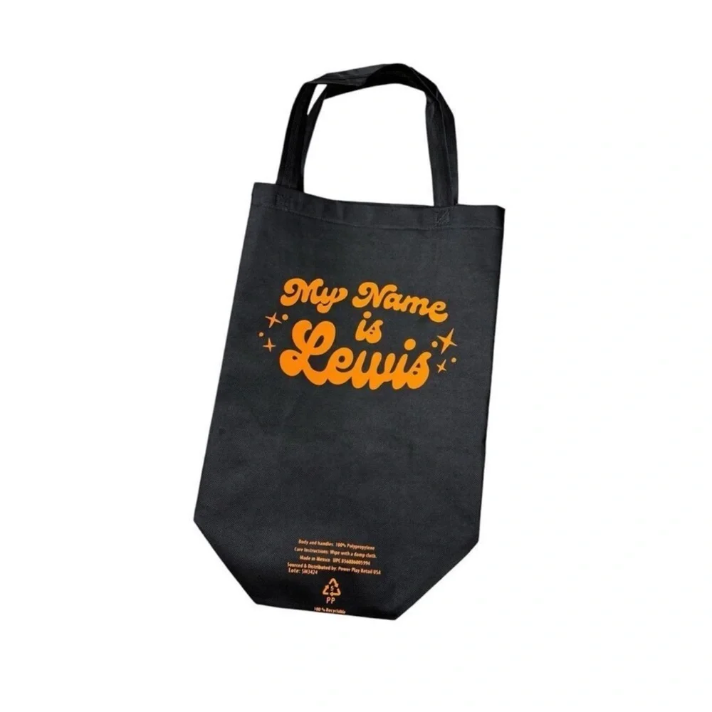 Target Bullseye Set of 2 Halloween My Name is Lewis Trick or Treat Large Bags